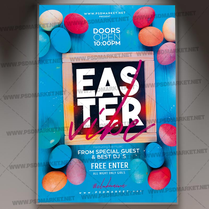 easter_vibe_flyer_psd_psdmarket_1.jpg Download Easter Vibe Template - Flyer PSD