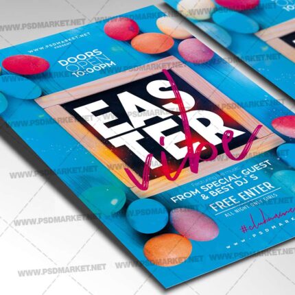 Download Easter Vibe Template - Flyer PSD-2