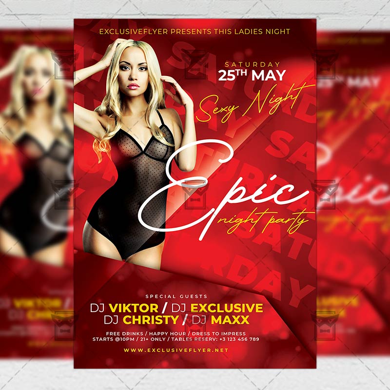 epic_night_party_flyer-premium-flyer-template-1.jpg Epic Night Party Template - Flyer PSD + Instagram Ready Size