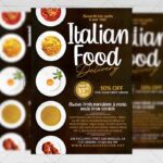 Italian Food Delivery Template - Flyer PSD + Instagram Ready Size