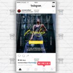 Online Concert Template - Flyer PSD + Instagram Ready Size