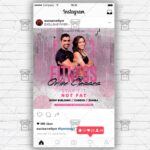 Online Fitness Classes Template - Flyer PSD + Instagram Ready Size