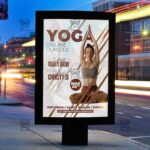 Online Yoga Classes Template - Flyer PSD + Instagram Ready Size