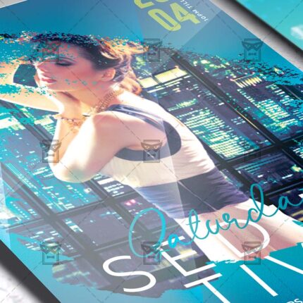 Seductive Saturday Template - Flyer PSD + Instagram Ready Size