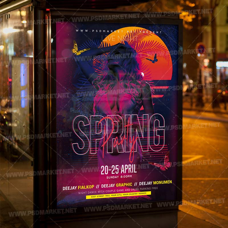 spring_party_event_flyer_psd_psdmarket_3.jpg Download Spring Party Event Template - Flyer PSD-3