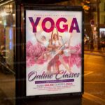 Download Yoga Online Classes Template - Flyer PSD-3