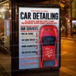 Car Detailing Template - Flyer PSD
