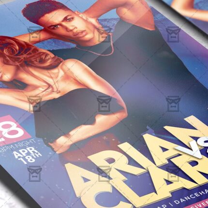 Duo Dj Bash - Flyer PSD Template