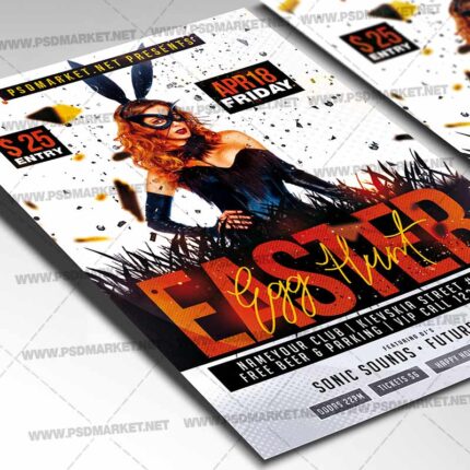 Download Easter Egg Hunt Event Template - Flyer PSD-2