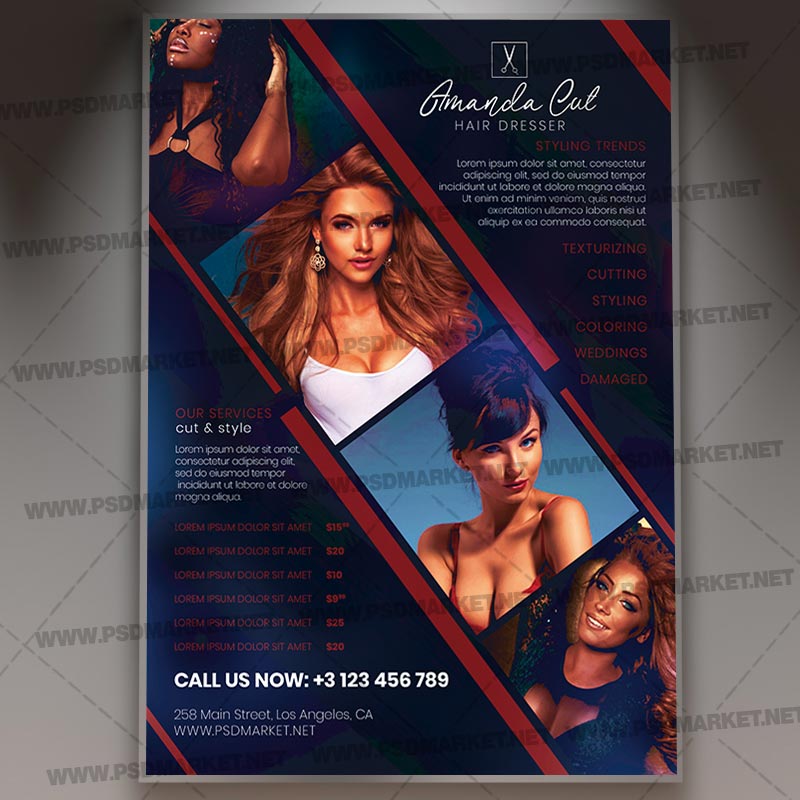 hair_dresser_flyer_psd_psdmarket-1.jpg Hair Salon Template - Flyer PSD