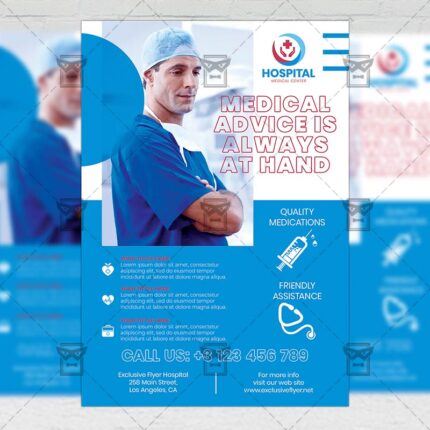 Medical Centre - Flyer PSD Template