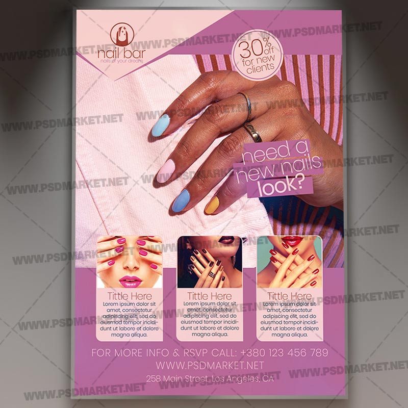nail_bar_flyer_psd_psdmarket-1.jpg Nail Bar Template - Flyer PSD