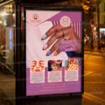 Nail Bar Template - Flyer PSD