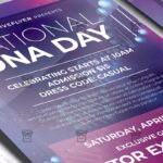 National DNA Day - Flyer PSD Template