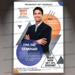 Online Seminar Template - Flyer PSD