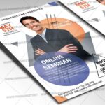 Online Seminar Template - Flyer PSD