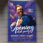 Open Club Party Template - Flyer PSD