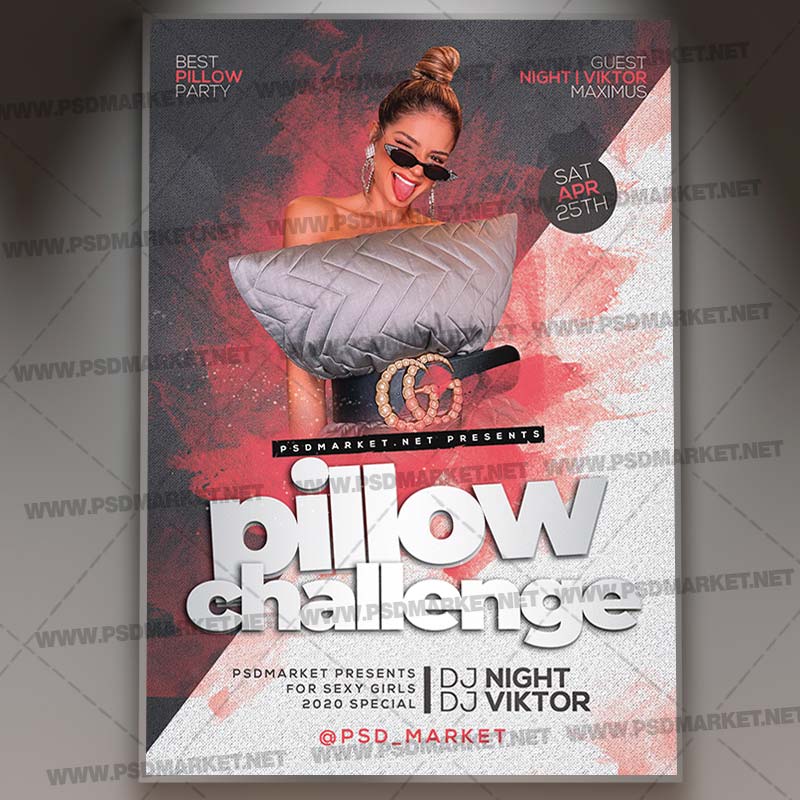 pillow_challenge_flyer_psd_psdmarket-1.jpg Pillow Challenge Template - Flyer PSD