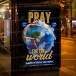 Pray for the World Template - Flyer PSD