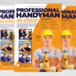 Professional Handyman - Flyer PSD Template