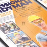 Professional Handyman - Flyer PSD Template