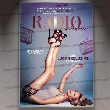 Download Radio Show Template - Flyer PSD