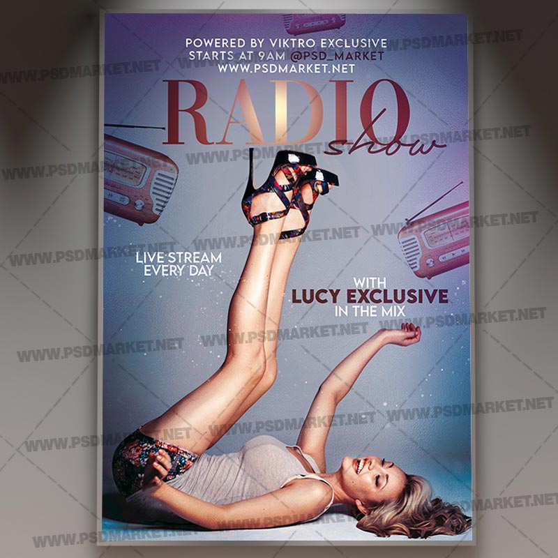 radio_show_flyer_psd_psdmarket-1.jpg Download Radio Show Template - Flyer PSD