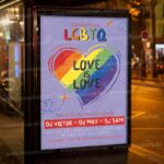 LGBTQ Party Template - Flyer PSD