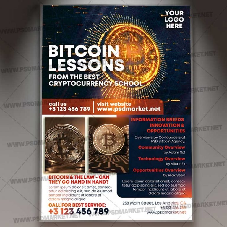 Download Bitcoin Seminar Template - Flyer PSD | PSDmarket