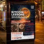 Bitcoin Lessons Template - Flyer PSD
