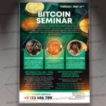 Bitcoin Seminar Template - Flyer PSD