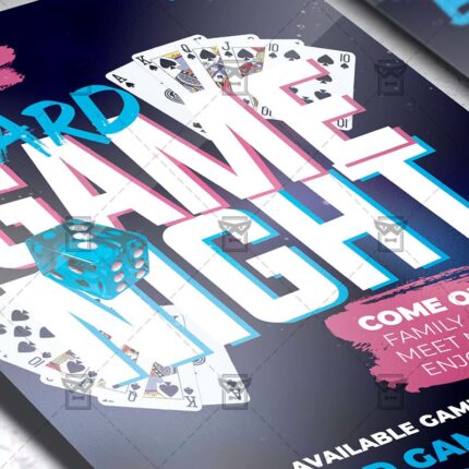 Board Game Night - Flyer PSD Template