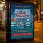 Car Cinema Template - Flyer PSD