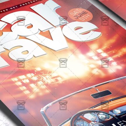 Car Rave - Flyer PSD Template