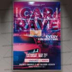 Car Rave Template - Flyer PSD