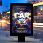 Car Rave Night - Flyer PSD Template