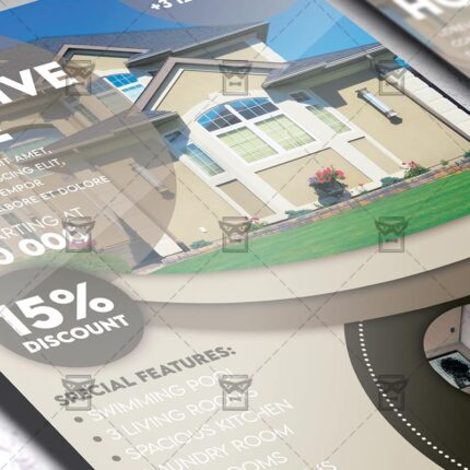 Exclusive Real Estate - Flyer PSD Template