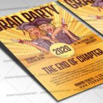 Grad Party 2020 Template - Flyer PSD