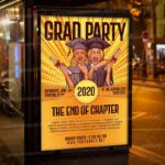 Grad Party 2020 Template - Flyer PSD