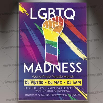 LGBT Pride Club Flyer Template
