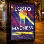 LGBTQ Madness Template - Flyer PSD
