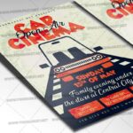 Open Air Car Cinema Template - Flyer PSD