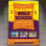 Vacation Bible School Template - Flyer PSD