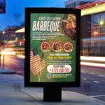 4th of July BBQ - Flyer PSD Template