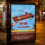 Annual Cornhole Tournament Template - Flyer PSD