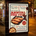 Annual Fish Fry Template - Flyer PSD