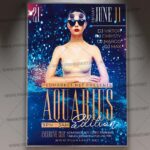 Aquarius Edition Template - Flyer PSD