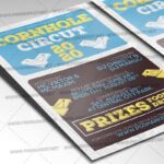 Cornhole Circuit Template - Flyer PSD