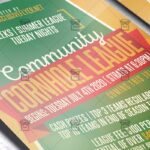 Cornhole League - Flyer PSD Template
