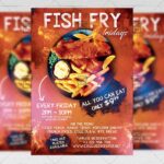 Fish Fry Fridays Template - Flyer PSD
